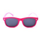 Shop bold pink wayfarer sunglasses for children at Beirut Shades. Fun, stylish, and UV protection for your little adventurer.