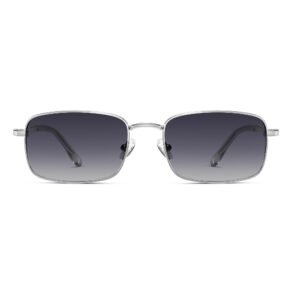 Amethyst Steel – Rectangle Sunglasses